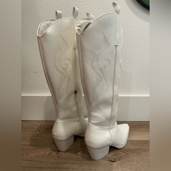 White Fox Western Cowboy Boots - White [NEW] - Picture 5 of 13